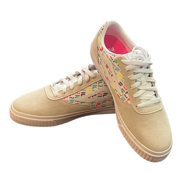 FILA Boarder FX1 Multi White Sneakers Skater Shoes Ladies Size 10 - Picture 5 of 9